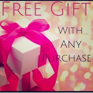 Free gift with any purchase